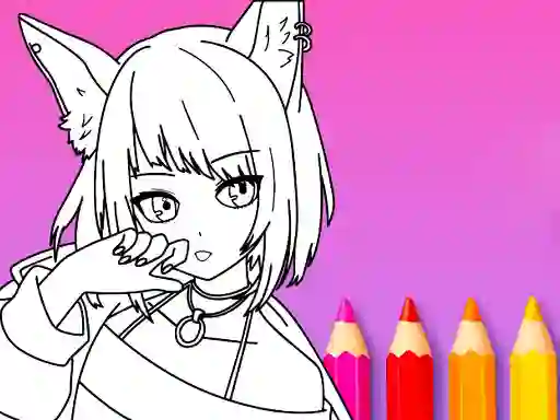 Spel Anime Manga Coloring Book aanlyn