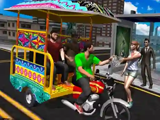 Spel TukTuk Chingchi Rickshaw 3D aanlyn