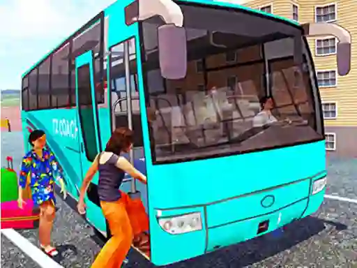 Spel Off Road bus Transport Driver: Tourist Coach Sim aanlyn