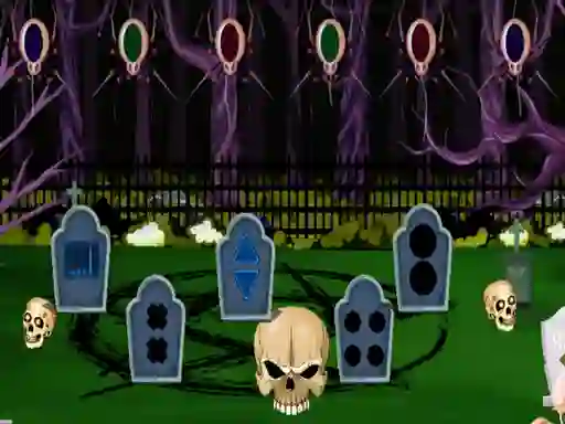 Spel Dark Cemetery Escape aanlyn