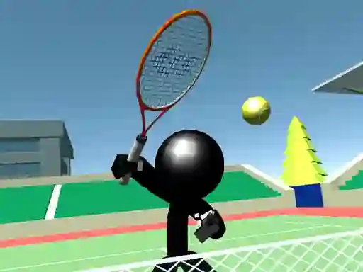 Spel Stickman Tennis 3D aanlyn