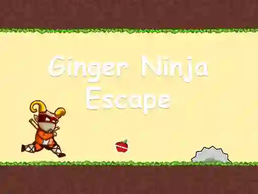 Spel Ginger Ninja Escape aanlyn