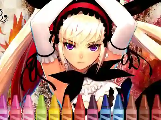 Spel 4GameGround Anime Manga Coloring aanlyn