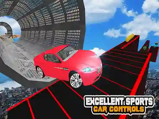 Spel Mega Car Ramp Impossible Stunt aanlyn