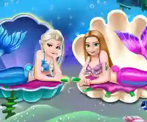 Spel Mermaid Princesses Dress up aanlyn