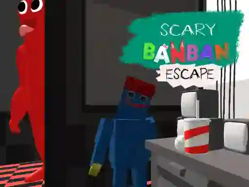 Spel Scary BanBan Escape aanlyn