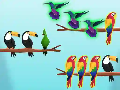 Spel Bird Sort Challenges aanlyn