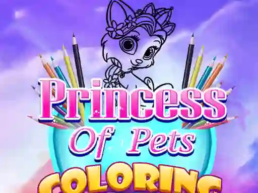 Spel Princess Of Pets Coloring aanlyn