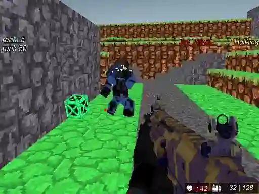 Spel Blocky Wars Advanced Combat Swat Multiplayer aanlyn