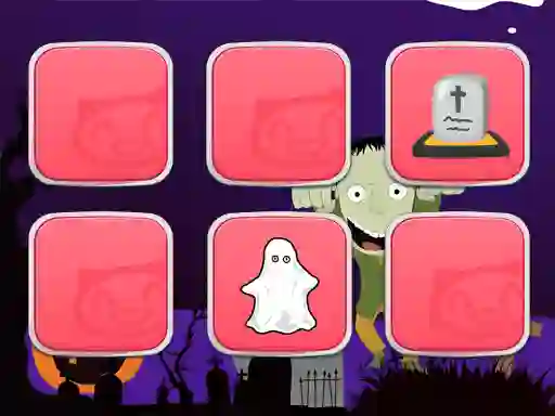 Spel Memory Halloween aanlyn