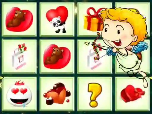 Spel Valentines Cards Match aanlyn