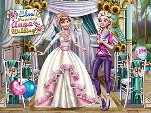 Spel Elsa Preparing Anna's Wedding aanlyn
