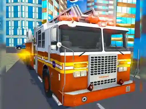 Spel Fire City Truck Rescue Driving Simulator aanlyn