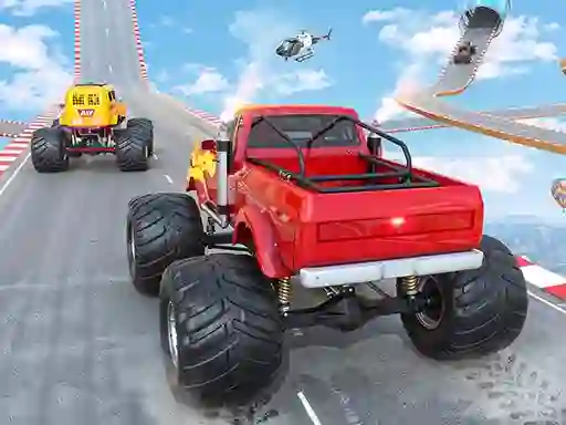 Spel Mega Ramp Monster Truck Race aanlyn