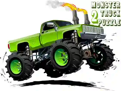 Spel Monster Truck Puzzle 2 aanlyn
