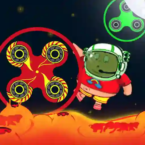 Spel Spinner Astro the Floor is Lava aanlyn