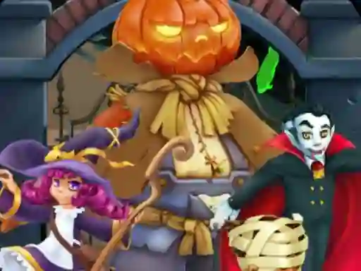 Spel Halloween Jigsaw Deluxe aanlyn
