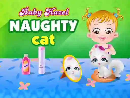 Spel Baby Hazel - naughty cat aanlyn