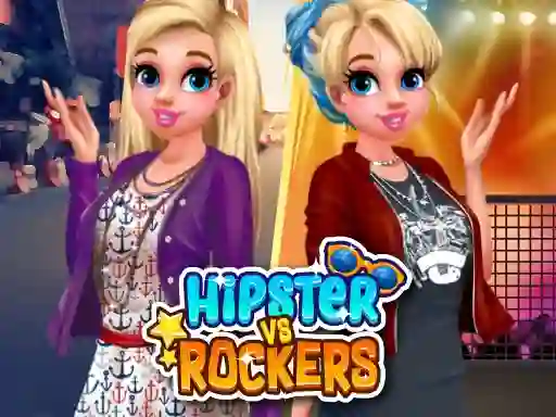 Spel Hipsters vs Rockers aanlyn