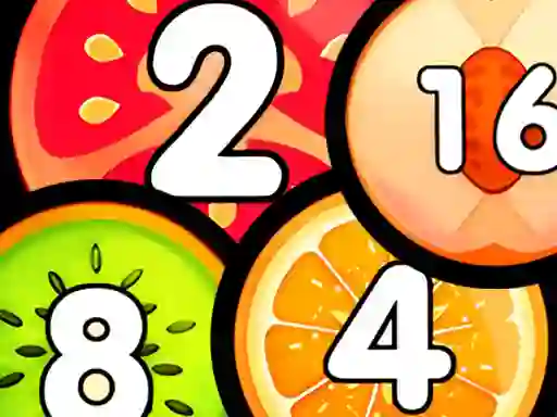 Spel Merge Balls Shooter 2048 Connect Fruits aanlyn