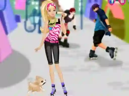 Spel Barbie on roller skates aanlyn