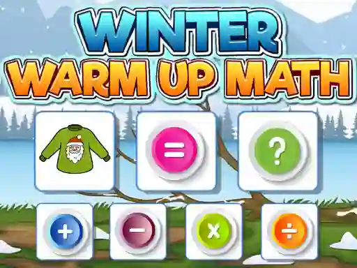 Spel Winter Warm Up Math aanlyn