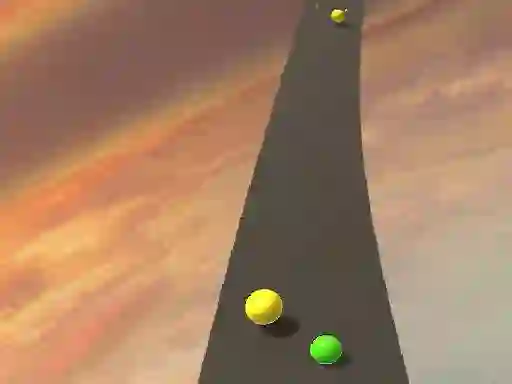 Spel Sky Ball Race aanlyn