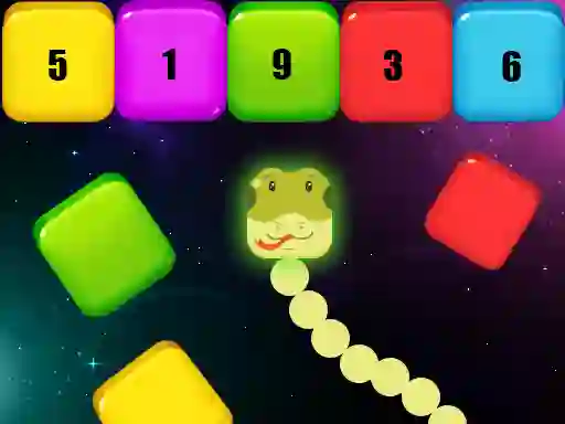Spel Snake Blocks and Numbers aanlyn