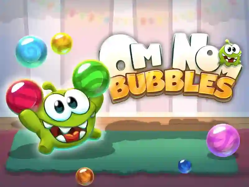 Spel Om Nom Bubbles aanlyn