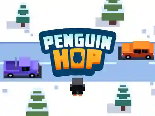 Spel Penguin Hop aanlyn