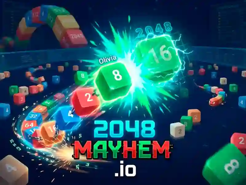 Spel 2048 Mayhem.io aanlyn