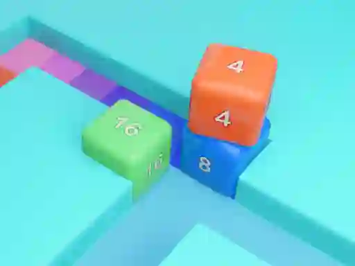 Spel Maze Cube 2048 aanlyn