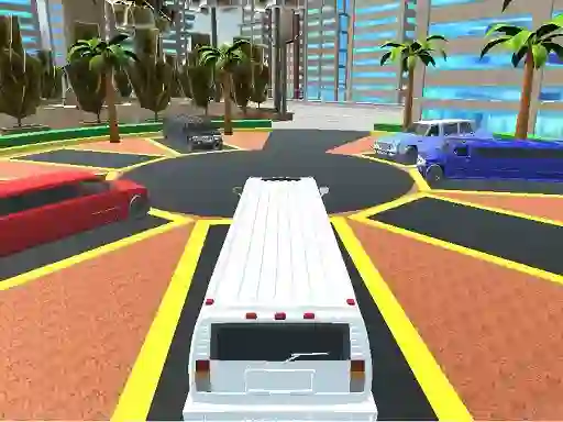 Spel Luxury Limo Taxi Driver City aanlyn