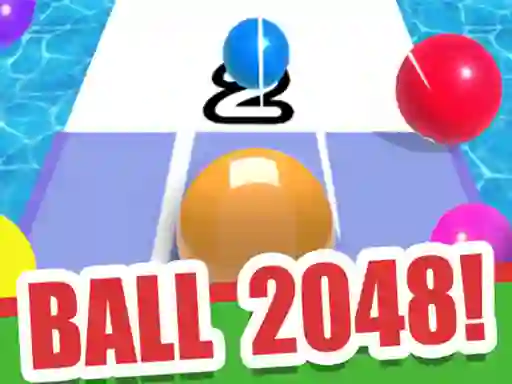 Spel Ball 2048 aanlyn