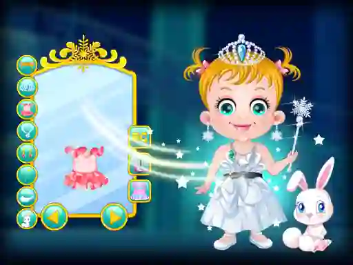 Spel Baby Hazel Ice Princess Dressup aanlyn