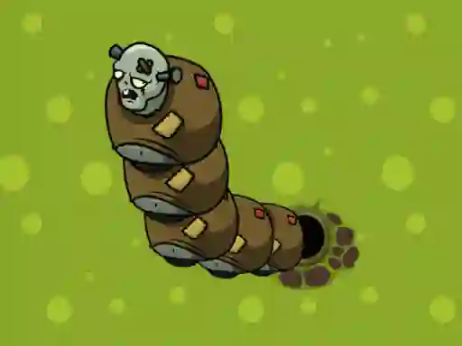 Spel Zombie Worms aanlyn