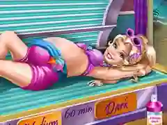 Spel Pregnant Princess Tanning Solarium aanlyn