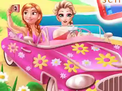 Spel Princesses Road Trip Fun aanlyn
