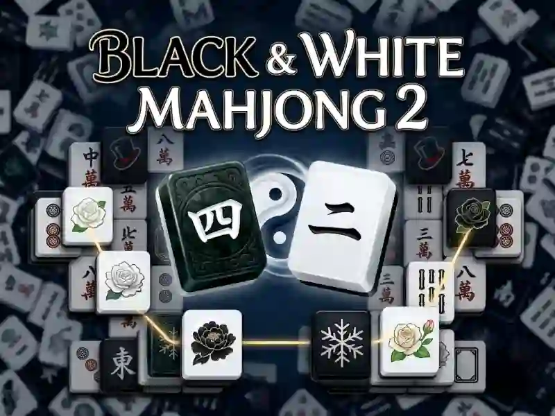 Spel Black & White Mahjong 2 aanlyn