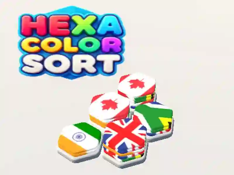 Spel Hexa Color Sort aanlyn