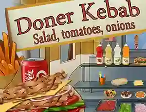 Spel Doner Kebab Salad, Tomatoes, Onions aanlyn