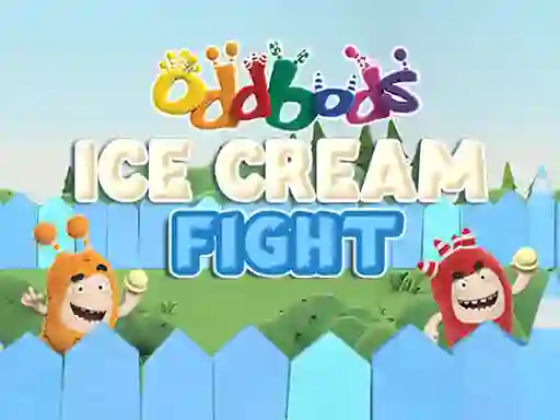 Spel Oddbods Ice Cream Fight aanlyn
