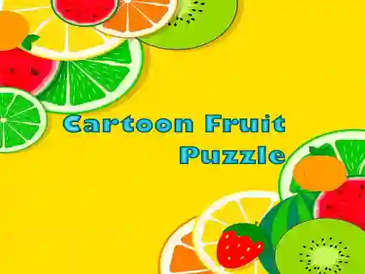 Spel Cartoon Fruit Puzzle aanlyn