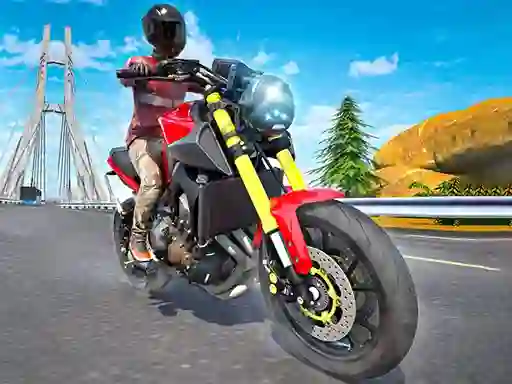 Spel Traffic Rider Moto Bike Racing aanlyn