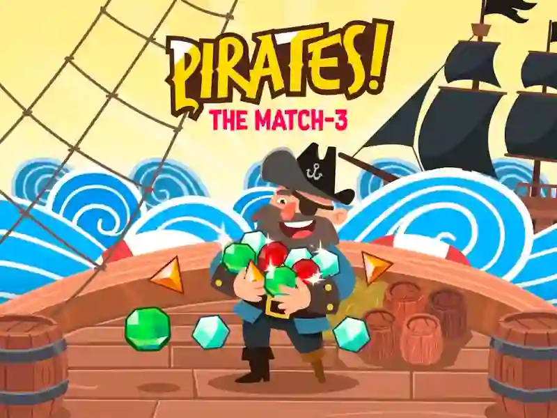 Spel Pirates! The Match-3 aanlyn
