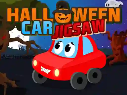 Spel Halloween Car Jigsaw aanlyn
