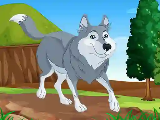 Spel Wolf Jigsaw aanlyn