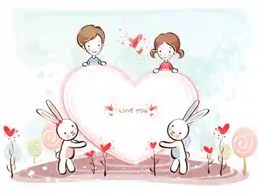Spel Valentine Young Love aanlyn