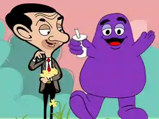 Spel When Mr Bean meet Grimace aanlyn