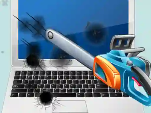 Spel Whack the Laptop aanlyn